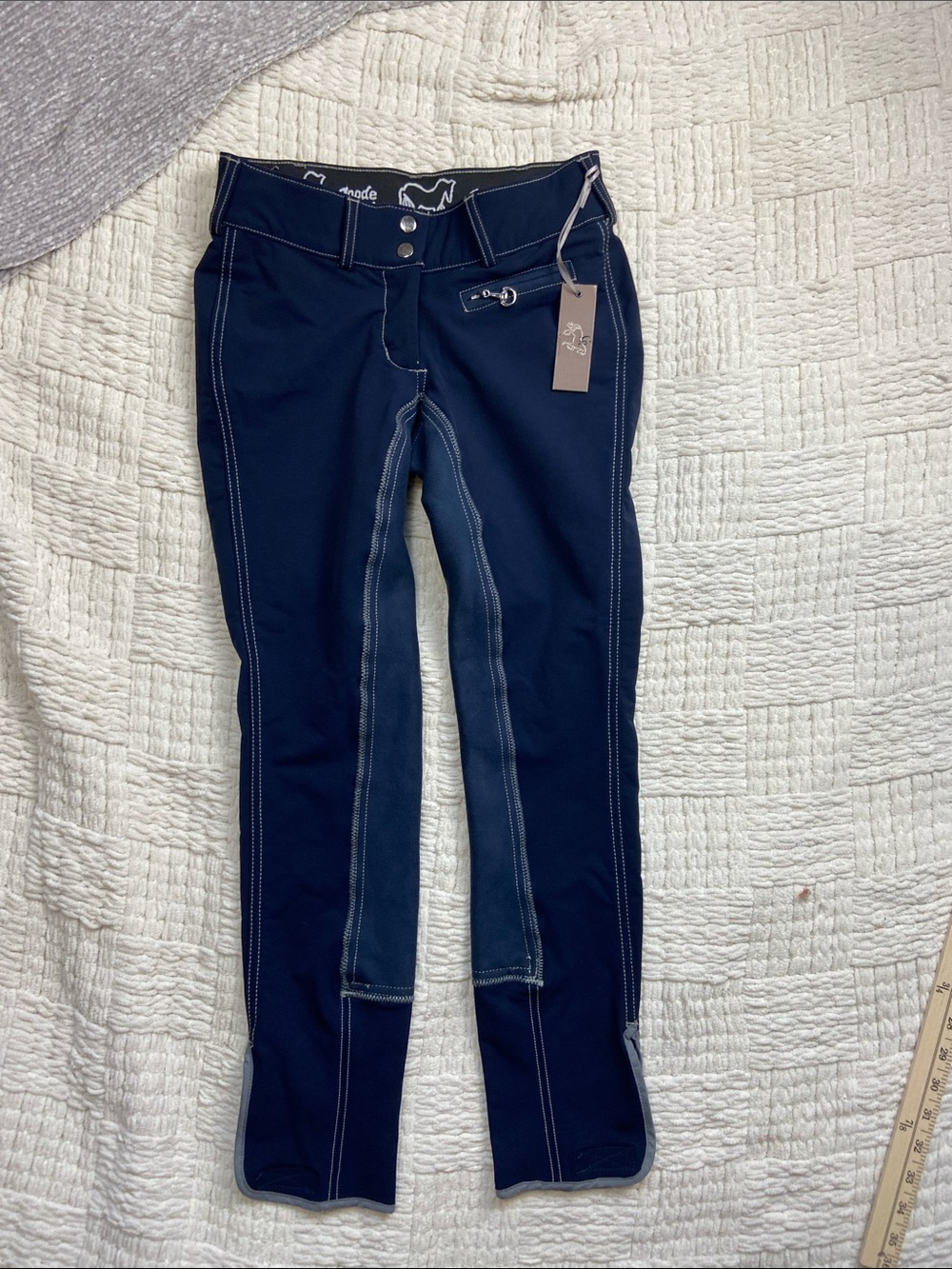 NWT Goode Rider Breeches Pro Rider Equestrian Pant 26 Regular Navy Jodphur - Picture 2 of 15